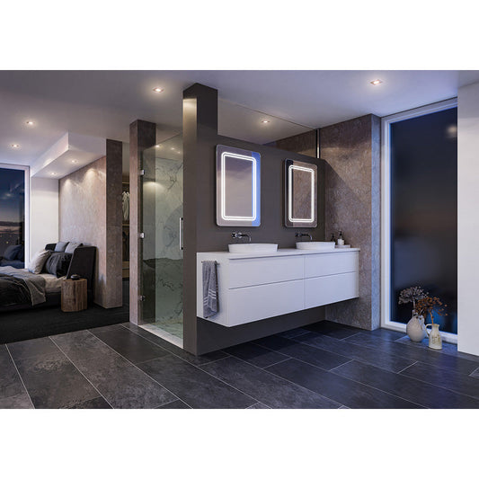 Sensio Shannon LED Bathroom Mirror Cool White 700 x 500mm