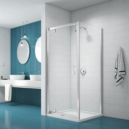 Merlyn NIX Pivot Shower Enclosure Door and Side Panel