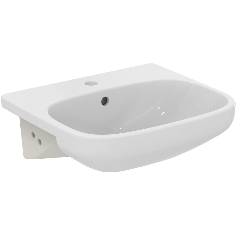Ideal Standard i.life Semi-Countertop Basin 50cm 1 Tap Hole