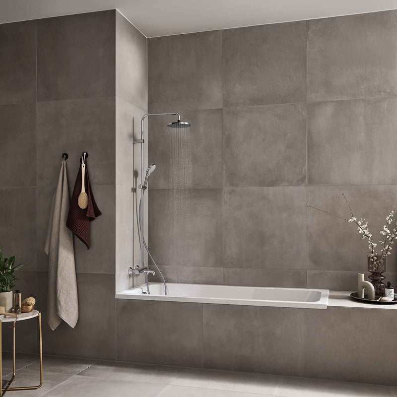 Hansgrohe Vernis Blend Thermostatic Bath Bar Diverter Mixer Chrome