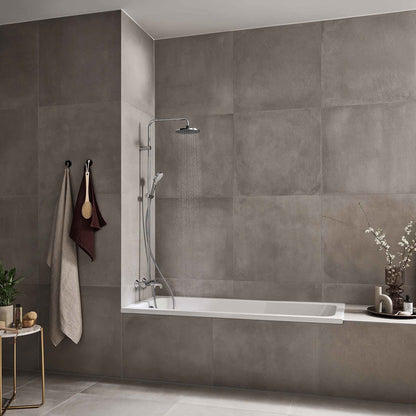 Hansgrohe Vernis Blend Thermostatic Bath Bar Diverter Mixer Chrome