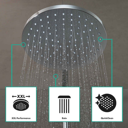 Hansgrohe Vernis Blend Thermostatic Bath Bar Diverter Mixer Chrome