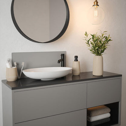 SplashbackGlass Bathroom Splashback 600 x 250mm