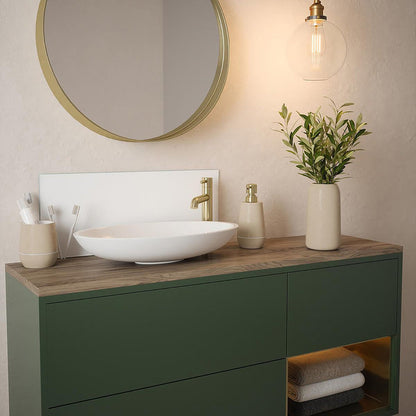 SplashbackGlass Bathroom Splashback 600 x 250mm