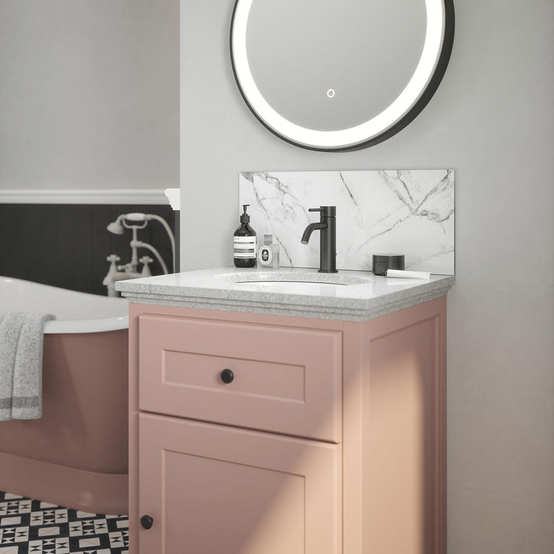 Splashback Marble Glass Bathroom Splashback 600 x 250mm