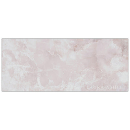 Laura Ashley Onyx Blush Glass Bathroom Splashback 600 x 250mm