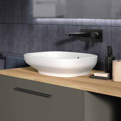 Ideal Standard Ceraplan Single Lever Wall Mounted Basin Mixer Tap Silk Black