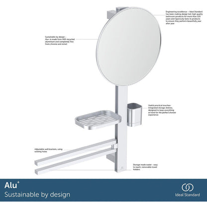 Ideal Standard ALU+ Beauty Bar Mirror 320mm