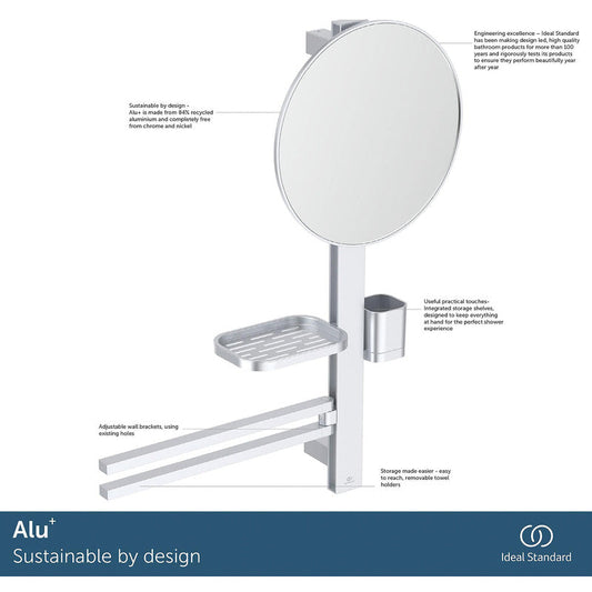 Ideal Standard ALU+ Beauty Bar Mirror 320mm