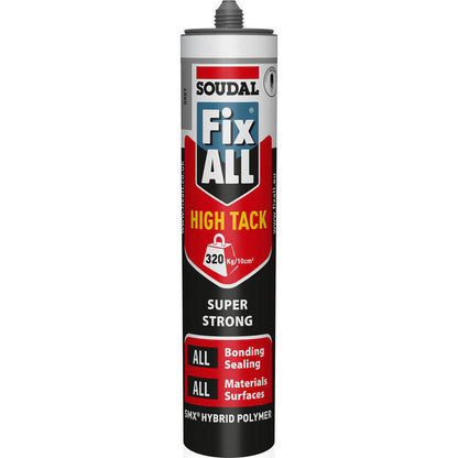 Soudal Fix All High Tack Adhesive & Sealant 290ml
