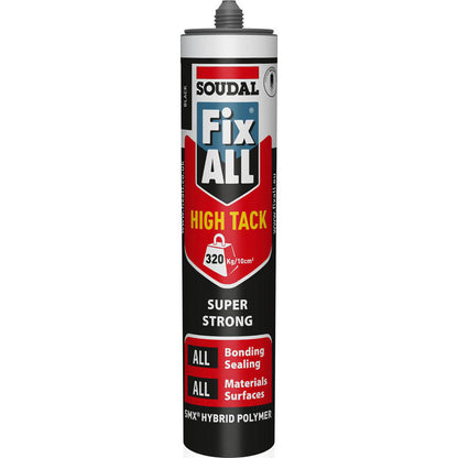 Soudal Fix All High Tack Adhesive & Sealant 290ml