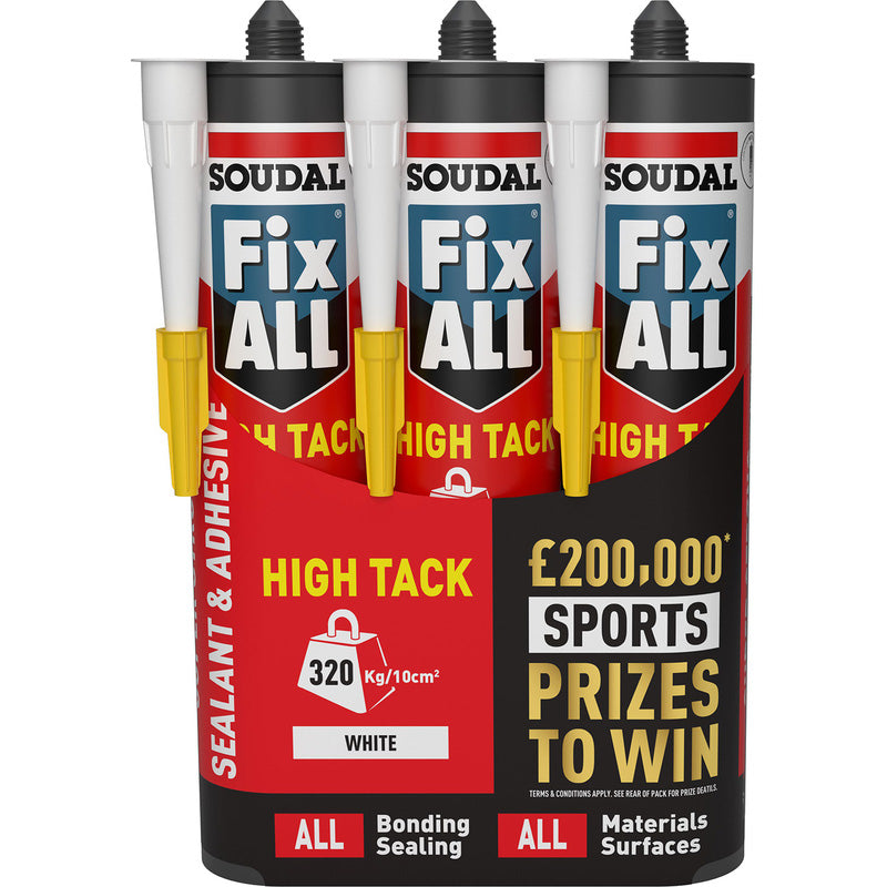 Soudal Fix All High Tack Adhesive & Sealant 290ml