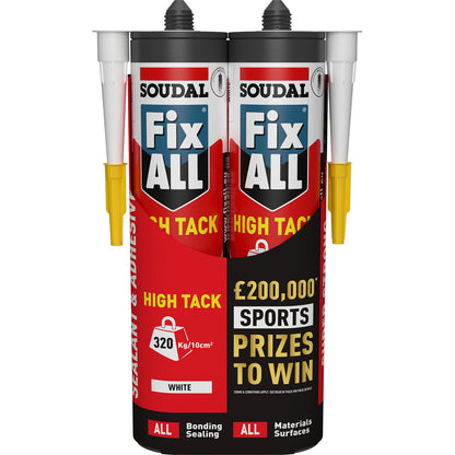 Soudal Fix All High Tack Adhesive & Sealant 290ml