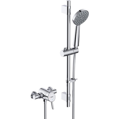 Bristan Acute Thermostatic Exposed Mixer Shower Kit Chrome