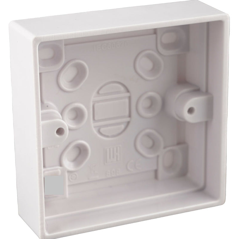 Wessex Pattress Box 1 Gang 25mm Trade Pack 10pk