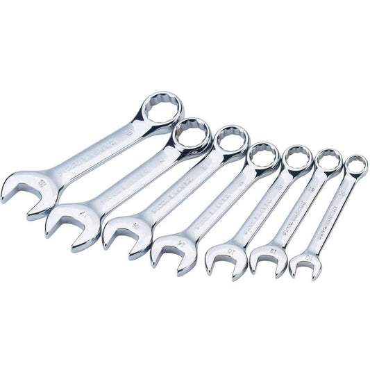 Draper Stubby Combination Spanner Set 7 Piece