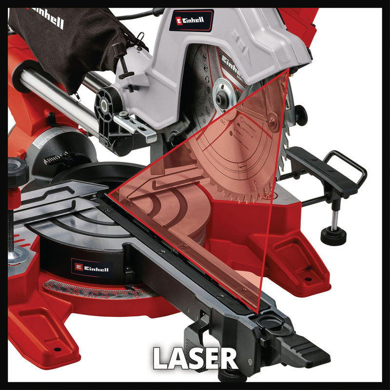 Einhell 1800W 216mm Double Bevel Sliding Mitre Saw