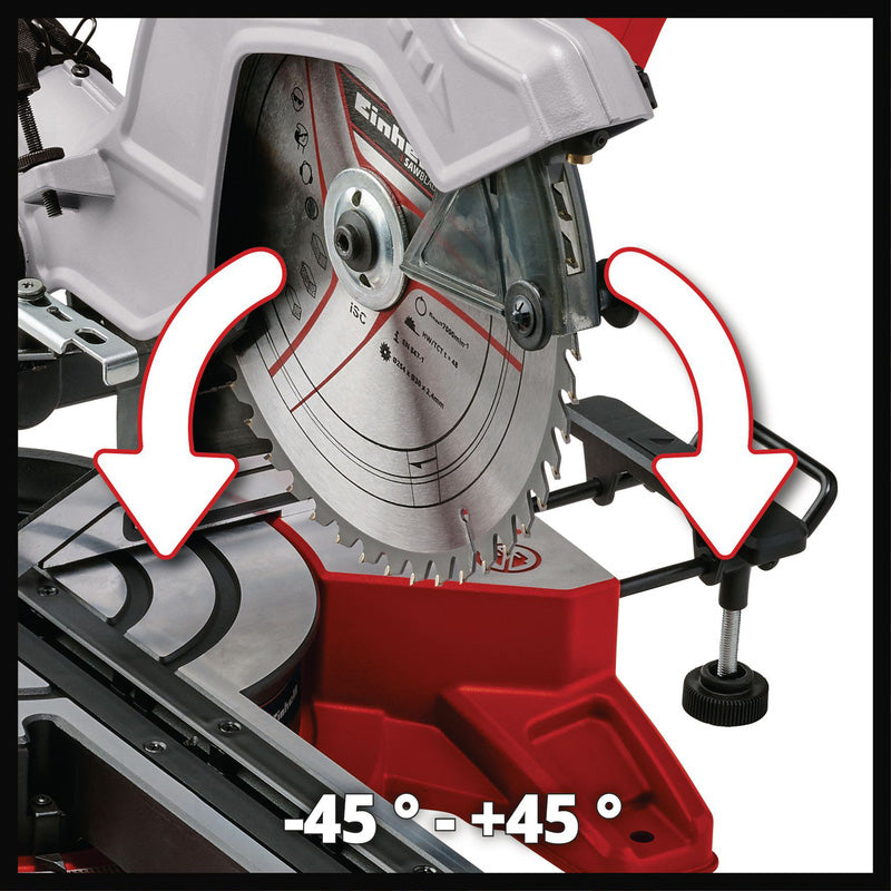 Einhell 1800W 216mm Double Bevel Sliding Mitre Saw