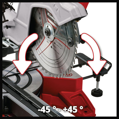 Einhell 1800W 216mm Double Bevel Sliding Mitre Saw