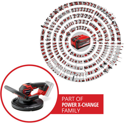 Einhell PXC 18V Professional Brushless Compact Drywall Polisher 225mm Body Only