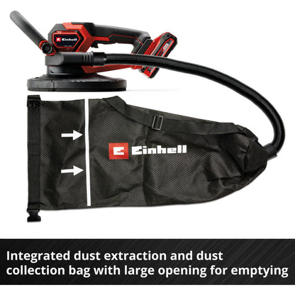 Einhell PXC 18V Professional Brushless Compact Drywall Polisher 225mm Body Only