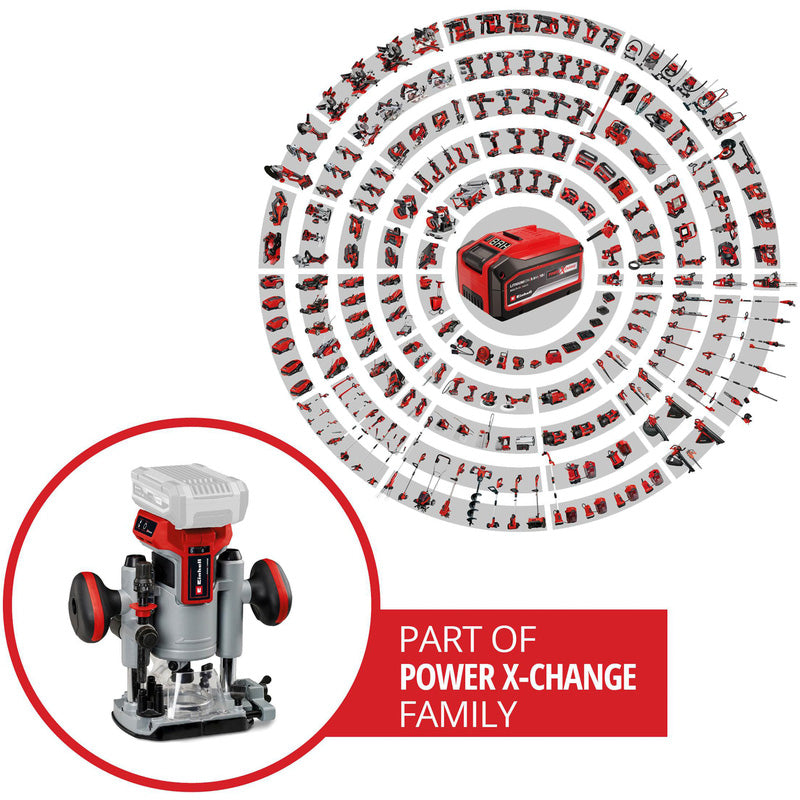 Einhell PXC 18V Professional Brushless Router Body Only