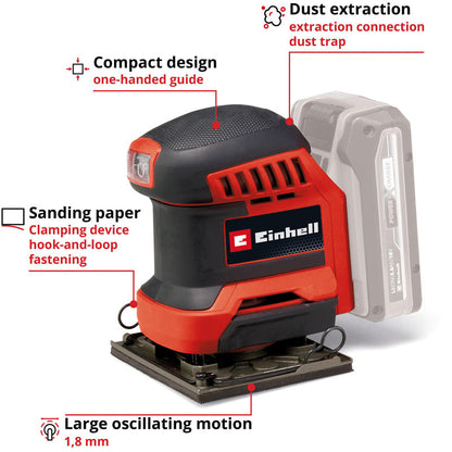 Einhell PXC 18V Palm Sander Body Only