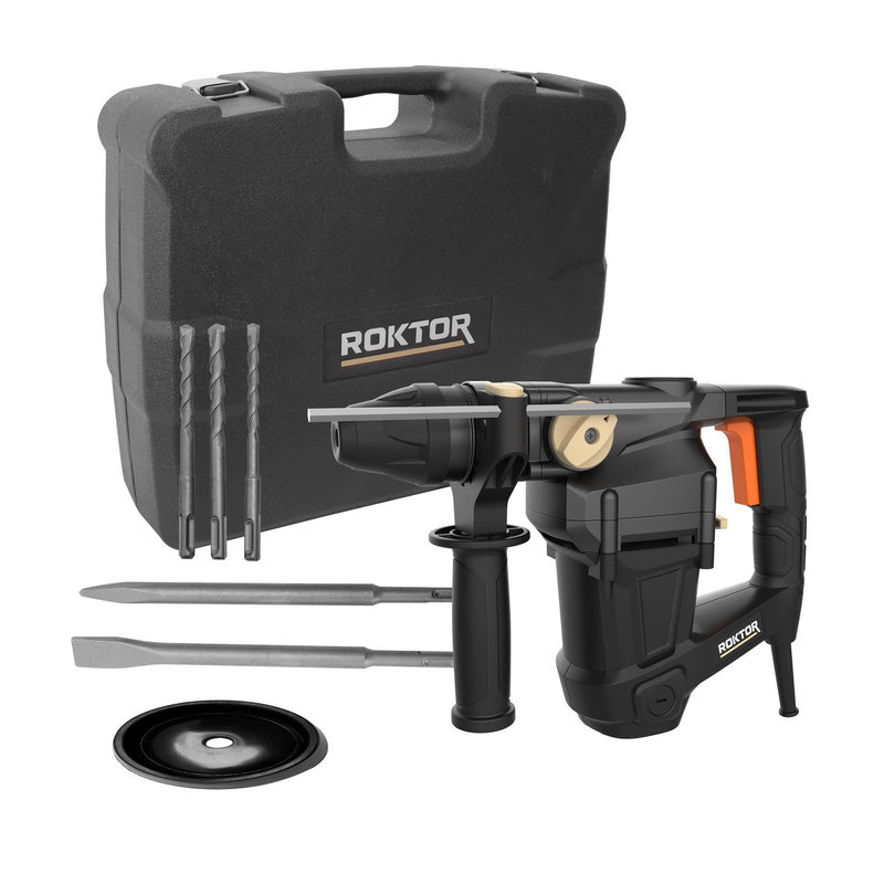 ROKTOR 1000W 26mm SDS Plus Rotary Hammer Drill 230V