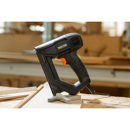 ROKTOR 15mm Second Fix Electric Nail Gun / Stapler 230V