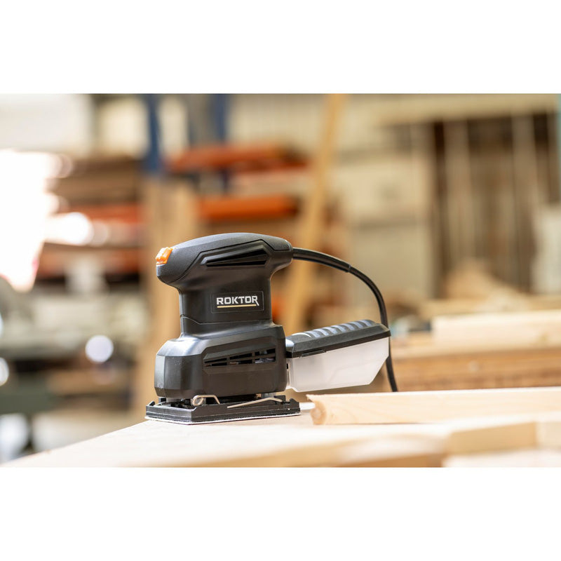 ROKTOR 200W 1/4 Sheet Sander 230V