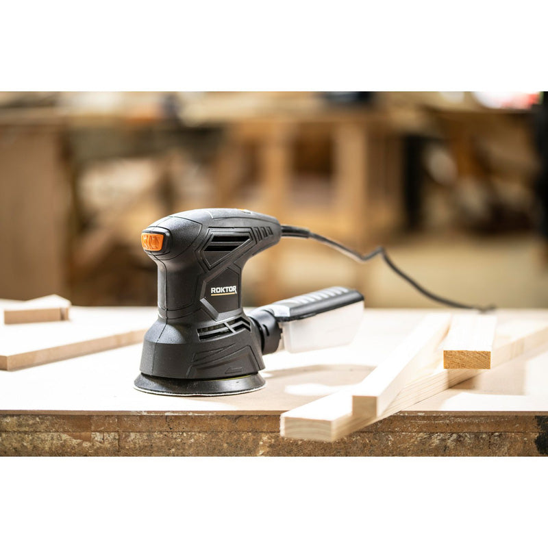 ROKTOR 300W 125mm Random Orbital Sander 230V