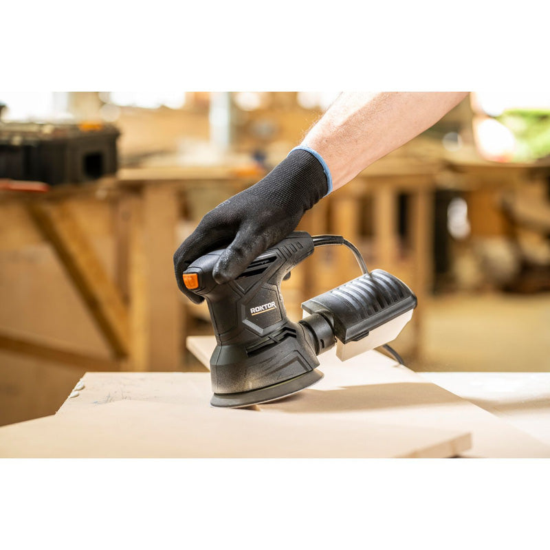 ROKTOR 300W 125mm Random Orbital Sander 230V