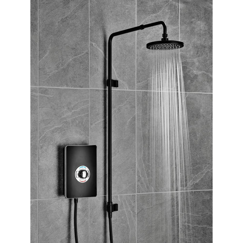 Triton Collection UNIQ Electric Shower Brushed Steel 9.5kW