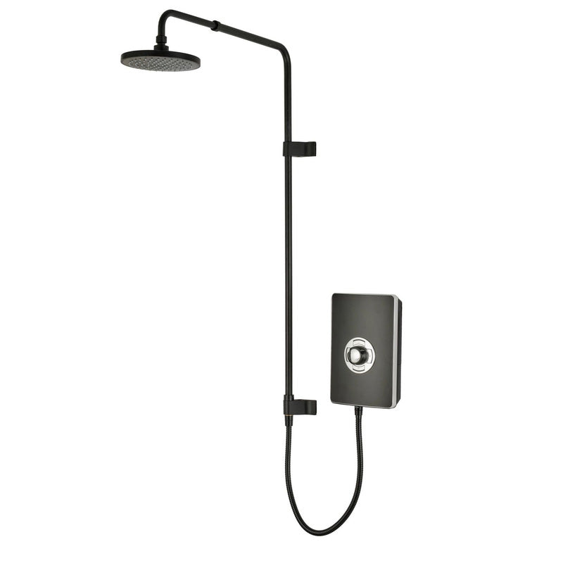 Triton Collection UNIQ Electric Shower Brushed Steel 9.5kW