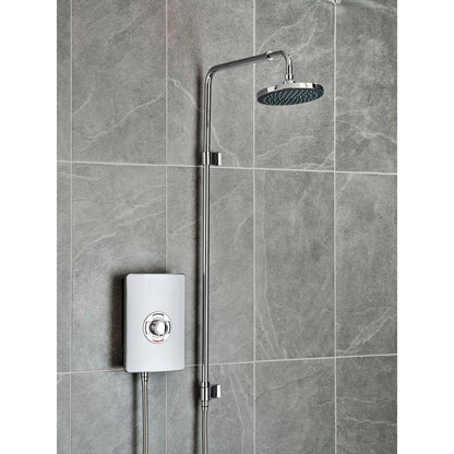 Triton Collection UNIQ Electric Shower Brushed Steel 9.5kW