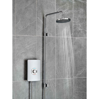 Triton Collection UNIQ Electric Shower Brushed Steel 9.5kW