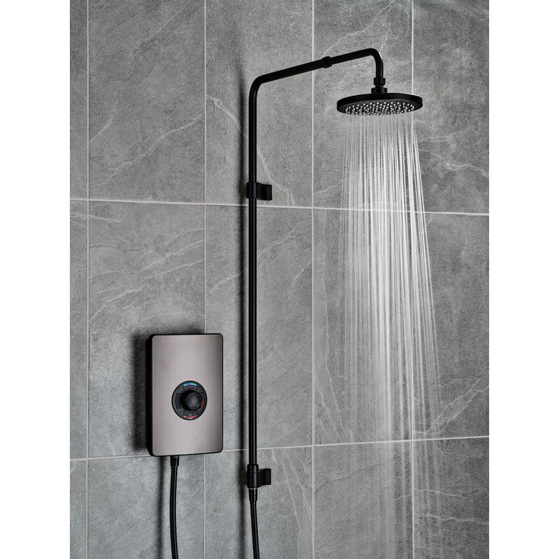 Triton Collection UNIQ Electric Shower Pewter Effect 9.5kW