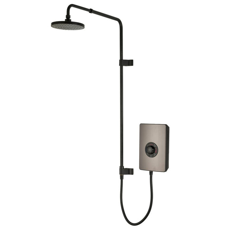 Triton Collection UNIQ Electric Shower Pewter Effect 9.5kW
