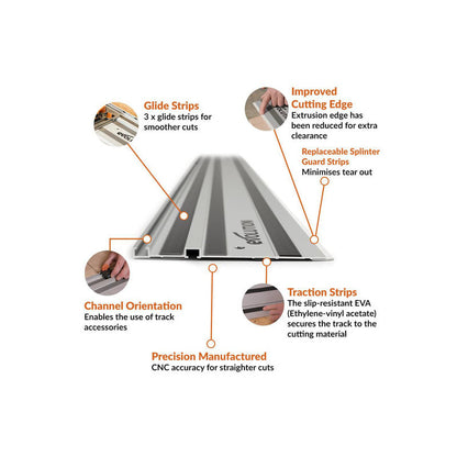 Evolution Circular Saw Guide Rail ST2800-G2 2.8m