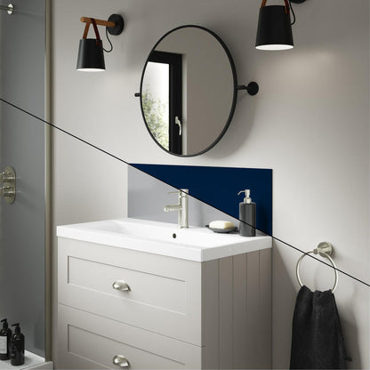 Wetwall Alloy Double-Sided Bathroom Wall Panel Atlantic / Urban Grey