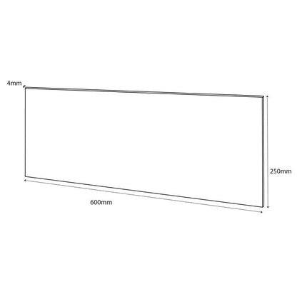 Wetwall Alloy Double-Sided Bathroom Wall Panel Atlantic / Urban Grey