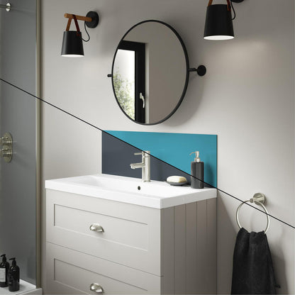 Wetwall Alloy Double-Sided Bathroom Wall Panel Aqua / Cadet