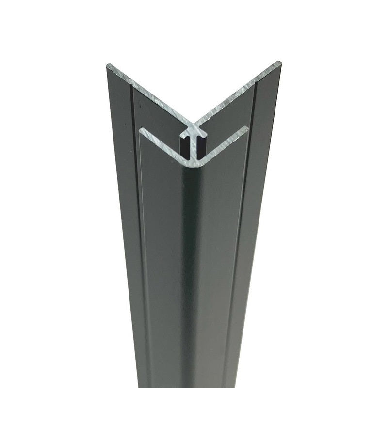 Wetwall Alloy External Corner Trim Matt Anthracite