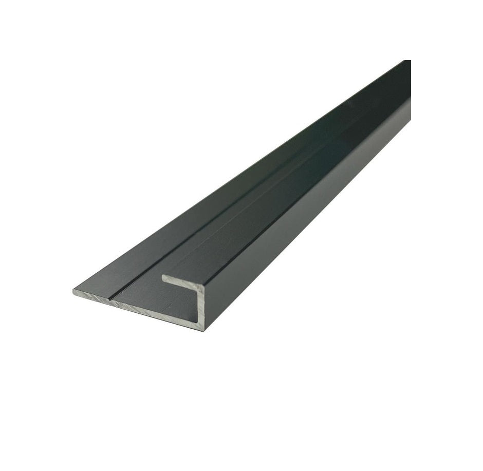Wetwall Alloy Edge Profile Trim Matt Anthracite