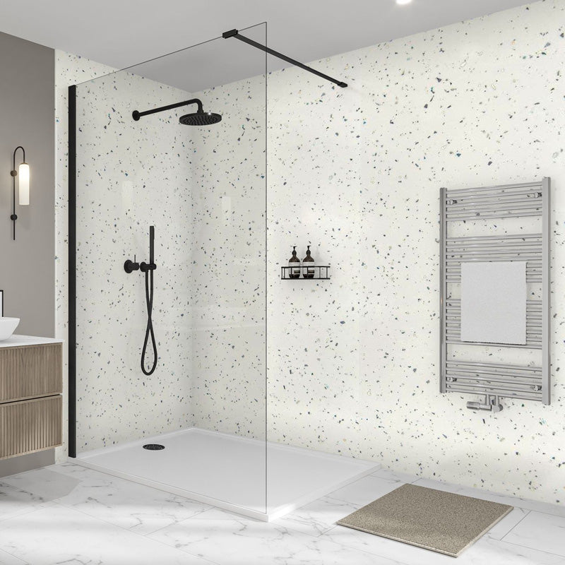 Wetwall Elite Bathroom Wall Panel Quartzo Bianco