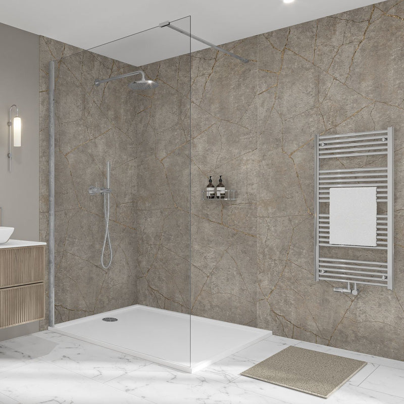 Wetwall Elite Bathroom Wall Panel Gold Stone