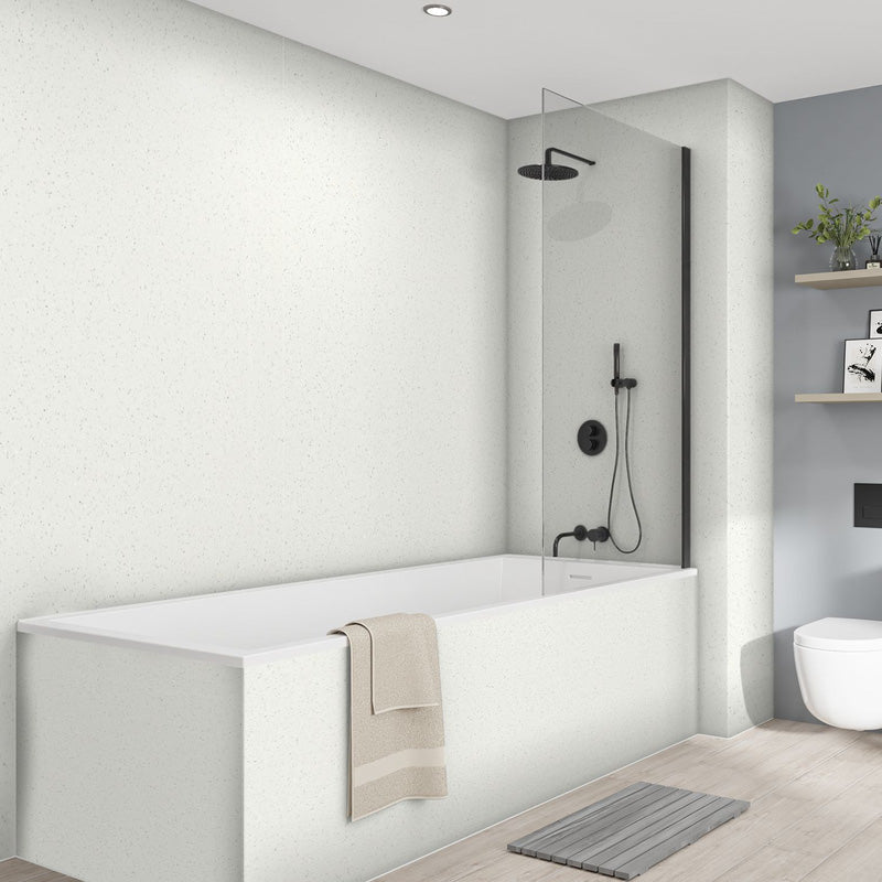 Wetwall Elite Bathroom Wall Panel Quartzo Bianco