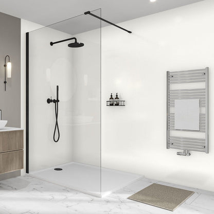 Wetwall Mermaid Bathroom Wall Panel White Marble