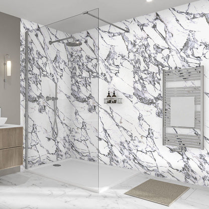 Wetwall Elite Bathroom Wall Panel Marmo Migliore