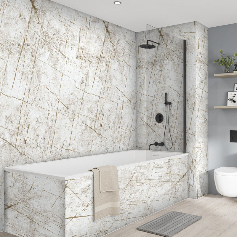 Wetwall Elite Bathroom Wall Panel Vienna White